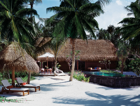 One&Only resorts offers honeymooners a romance package at the One&Only Reethi Rah, which includes five nights in a villa, daily breakfast, a star-lit dinner and luxury-yacht transfers between the airport and the resort. Packages, depending on season, vary from $4,602 to $5,952.